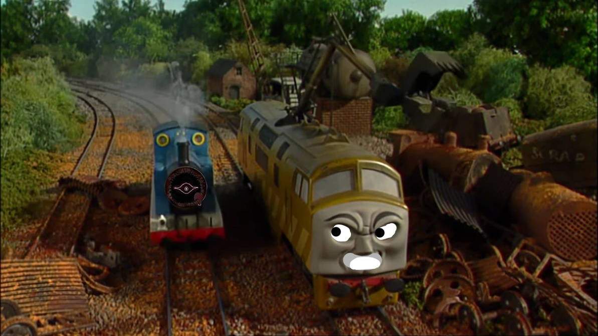 Sodor Fallout AU Diesel 10 and Thomas The Beast V2 by TAFJoey35 on ...