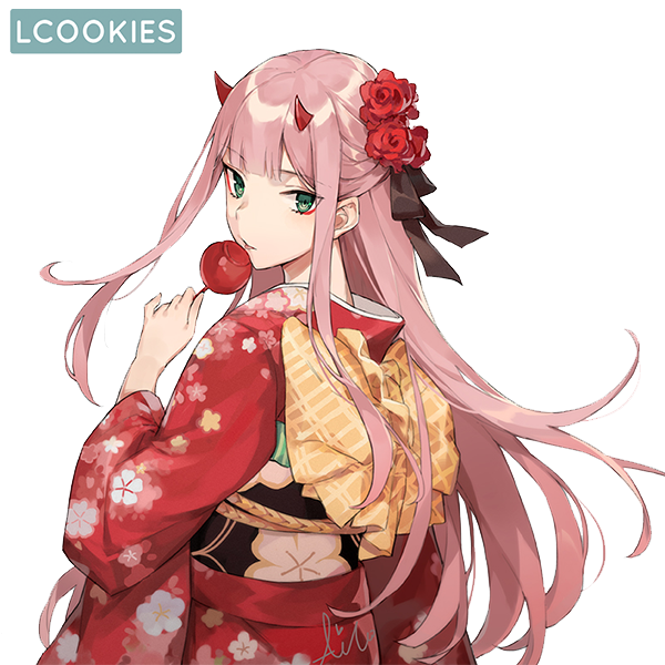 Zero Two Render (Darling in the Franxx) by Lcookies on DeviantArt
