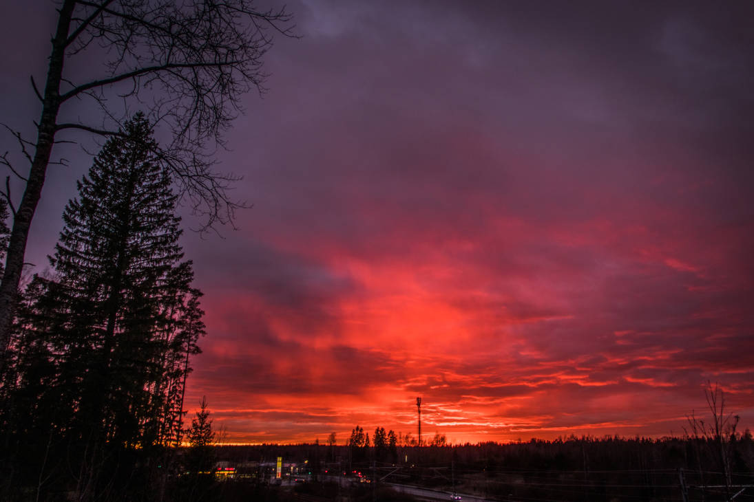 April sunset by mabuli on DeviantArt