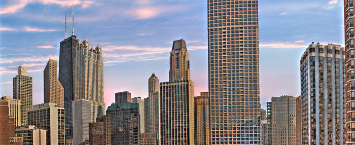 Chicago Sunset HDR