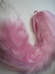 Pink Fox Yarn Tail