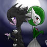 Gothilselle and Gardevoir