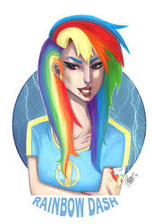 My Little Pony Character Design: Rainbow Dash Colo