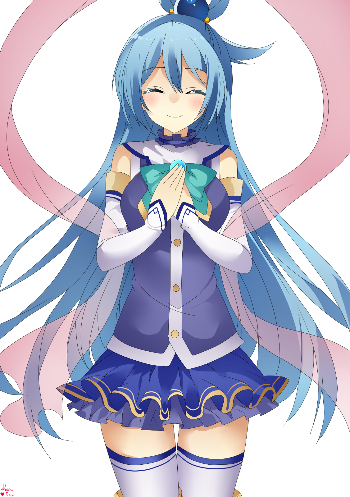 Aqua (Konosuba) by Blesseddo01 on DeviantArt