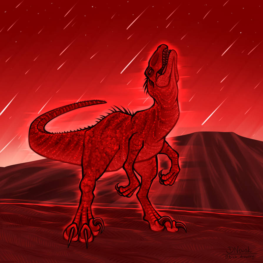 Lazer Raptor Deviantart Raptor by BikaDrawing on DeviantArt