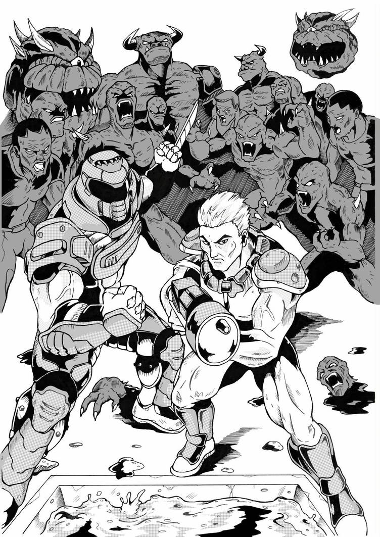 Doom Comic Book Cover By Darrylleech On Deviantart