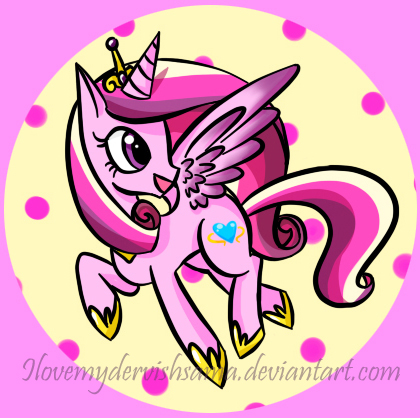 Princess Cadence My Little Pony Button