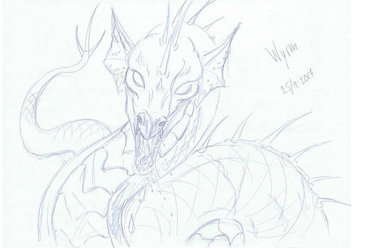 Daily Sketch 21 - Wyrm