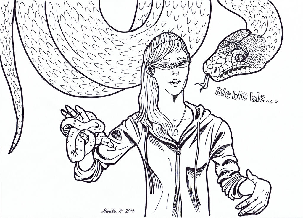 Colouring Picture Snake Discovery by YikYik on DeviantArt