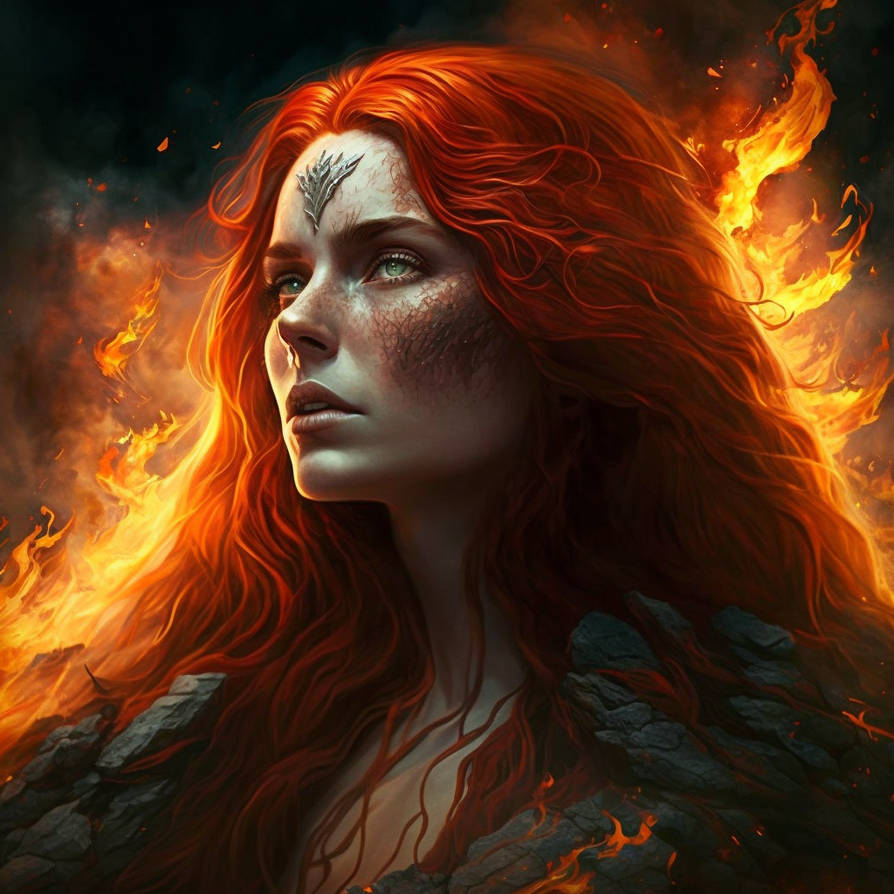 Volcano Goddess by YikYik on DeviantArt