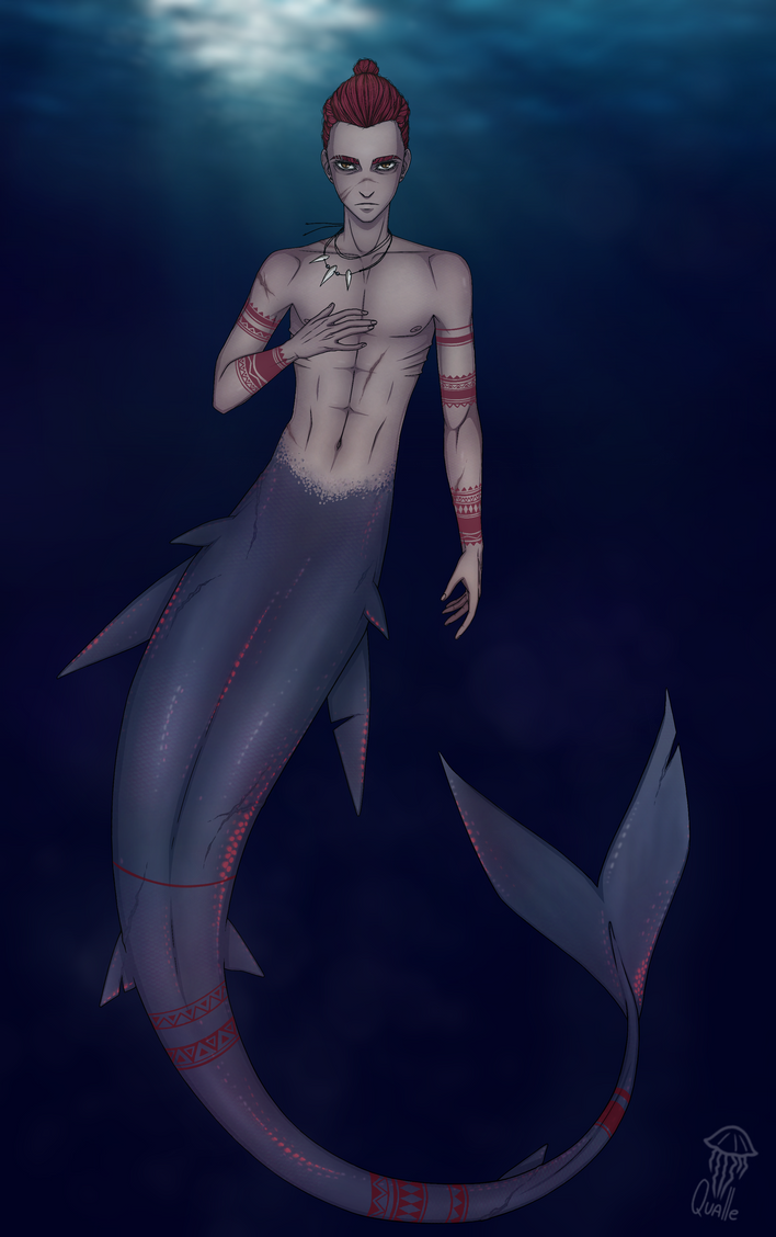 Deviantart Ghost Merman Merman by Qualle-art on DeviantArt