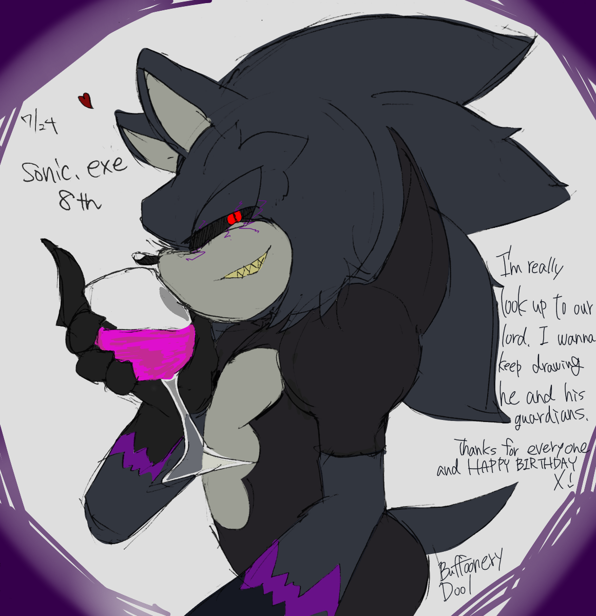 Shade the hedgehog — blackskullz: My version of Sonic EXE yaaaaay (