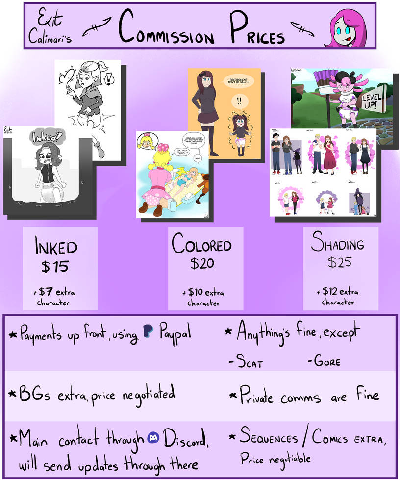 Comm Sheet v3 by ExitCalimari on DeviantArt