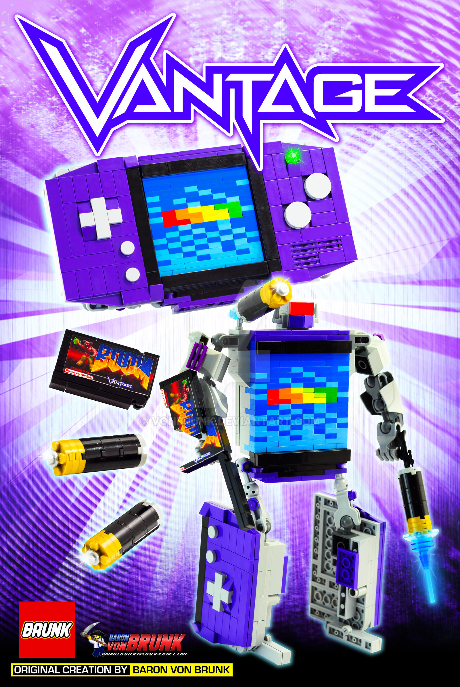 Vantage - LEGO Game Boy Advance Transformer Print