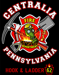 Centralia Fire Department Parody T-Shirt Logo