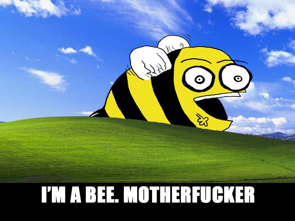 I'M A BEE. MOTHERFUCKER