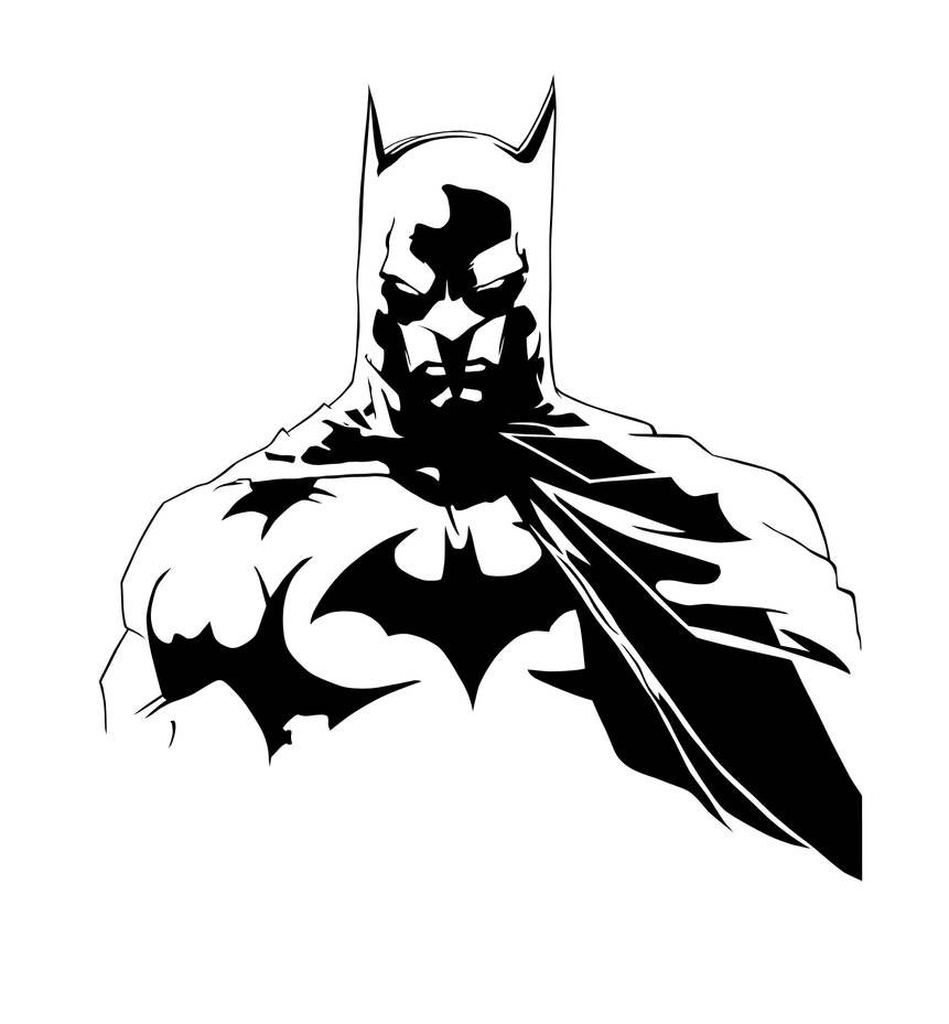 figurine batman black and white