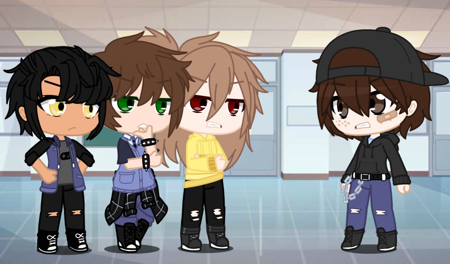 Daniel Angry With The Mean Boys (Gacha Club) by