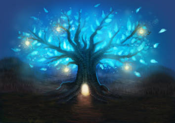 Glowing Tree