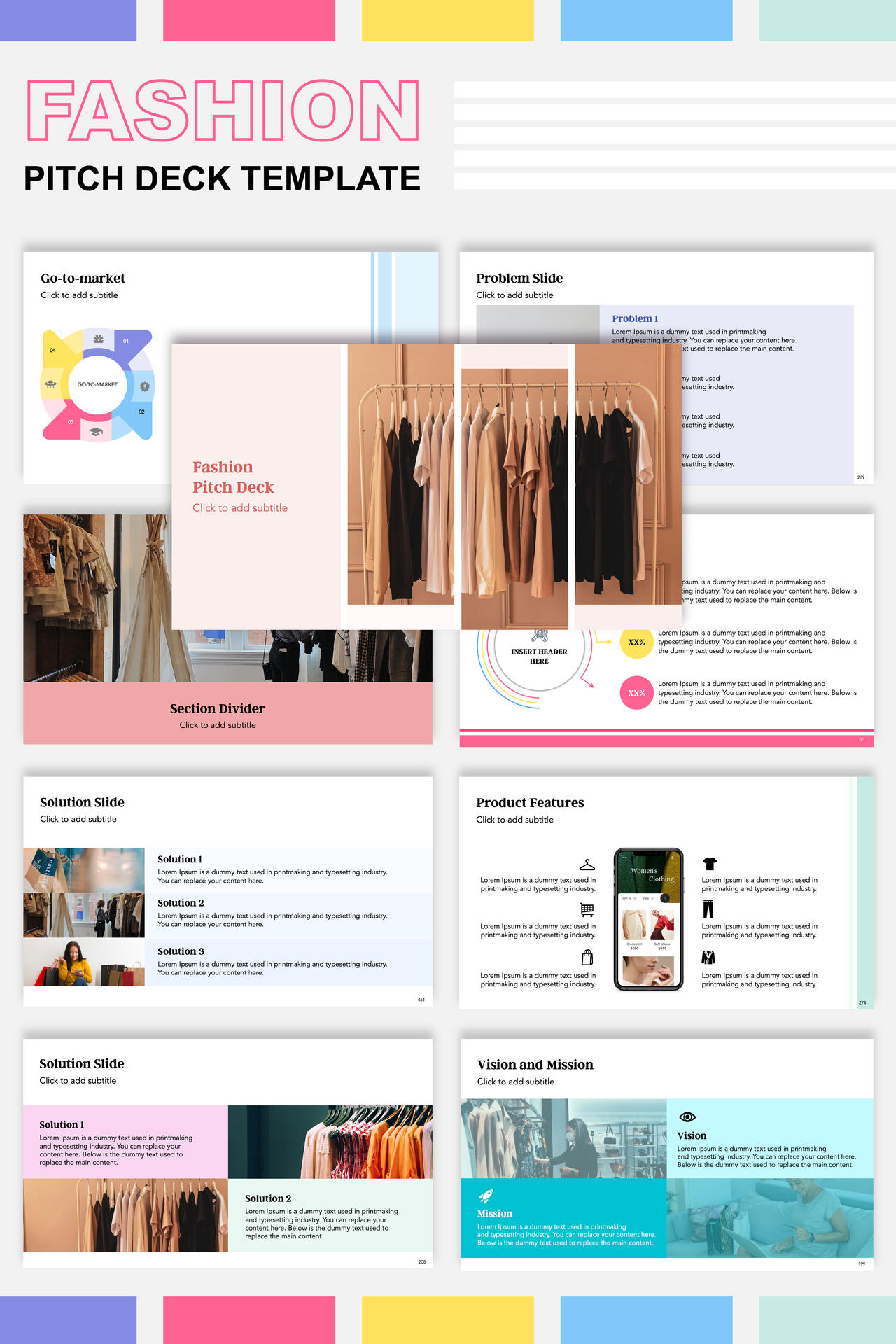 Fashion Pitch Deck Template by airpitchh on DeviantArt
