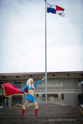 Supergirl protecting Panama