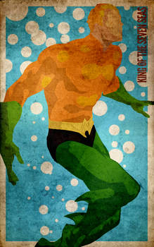 Aquaman Minimalist Poster