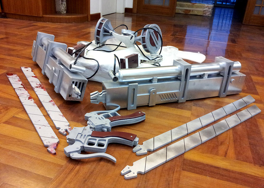 3D Maneuver Gear (Complete) by goddessHAX on DeviantArt