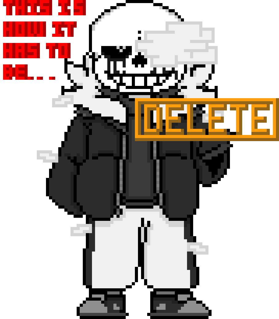 Deletion Ending {UnderTale: Repeated Cycle} by IVoidY on DeviantArt