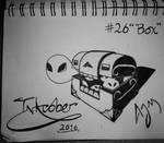 Inktober Day 26 (Box) by FeralDoodle