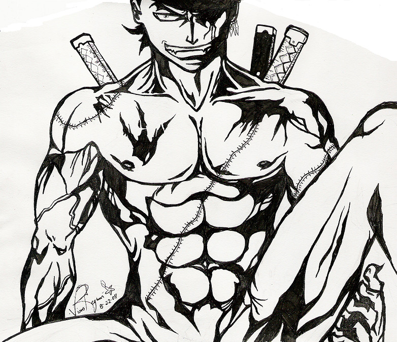 Roronoa Zoro the Ripper by rnishan on DeviantArt