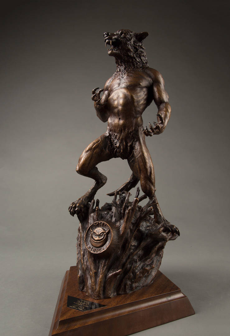 Harbinger Finished Bronze Sculpture by ddorrity