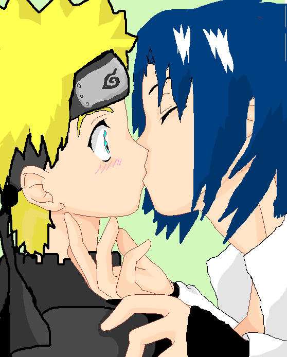 sasunaru surprise_kiss_baseuse