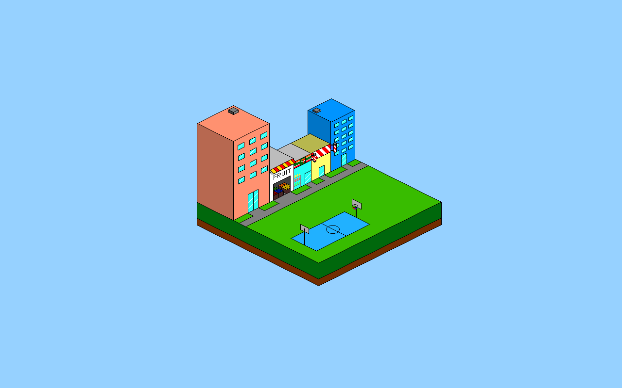 My Pixelated Town