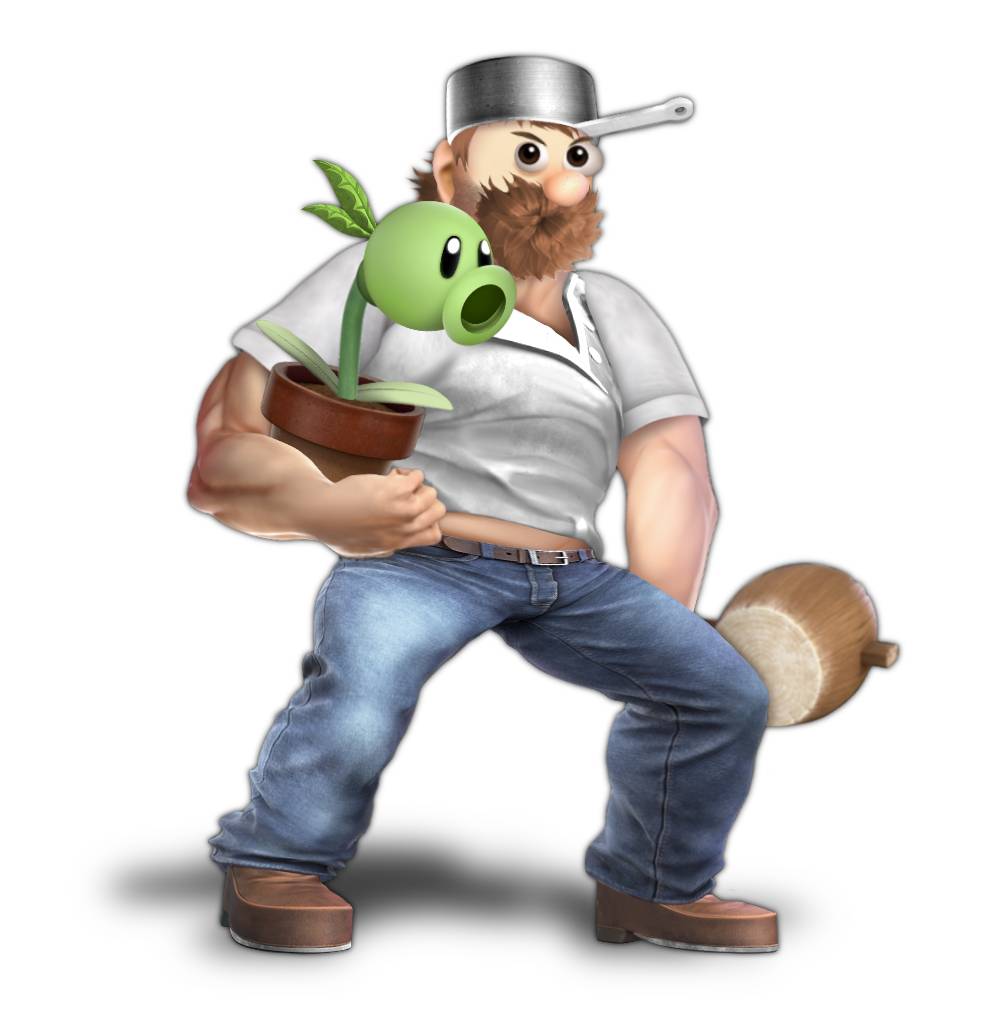Crazy Dave Rig Crazy Dave Render || SSBU || by ThatN003 on DeviantArt