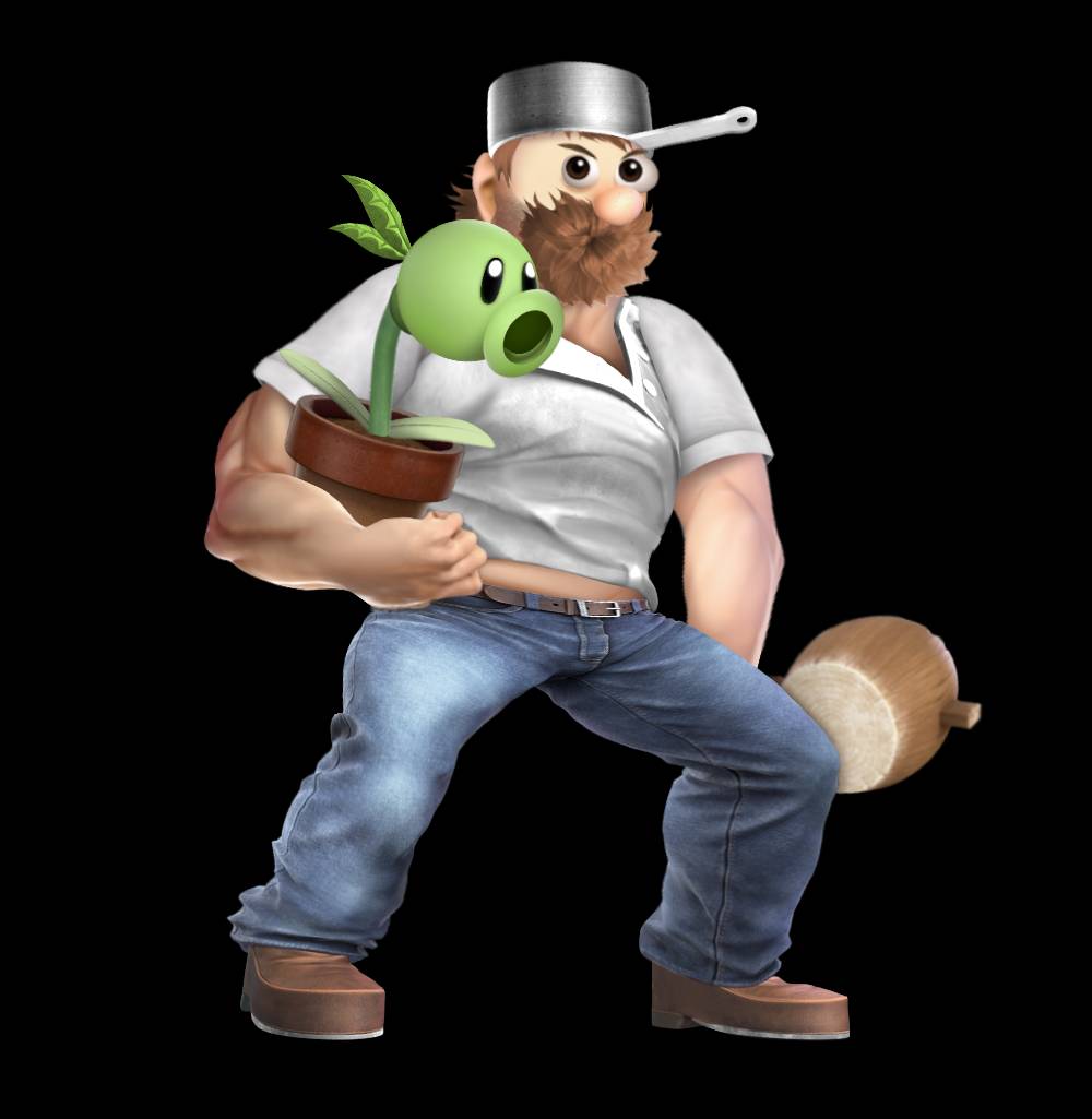 Crazy Dave Rig Crazy Dave || SSBU Render by ThatN003 on DeviantArt