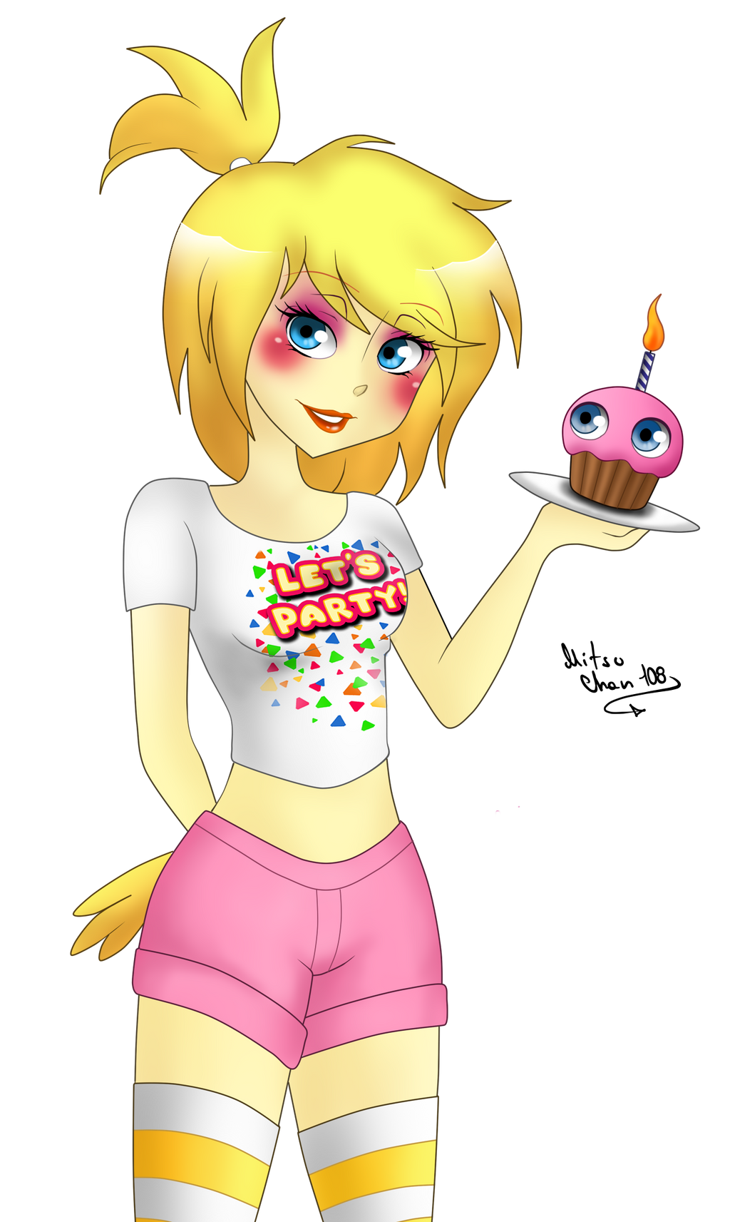 Toy chica is one of the protagonists of freddy fazbear and friends on andre...