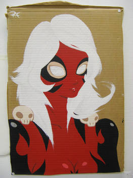 Harleen Heart painting