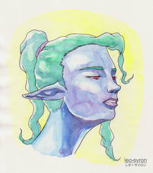 Mirya Elf - watercolour