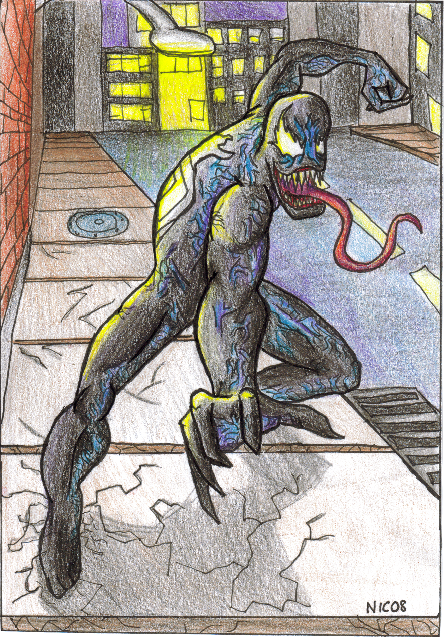 Venom's Midnight Stroll