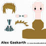 Alex Gaskarth Papercraft...