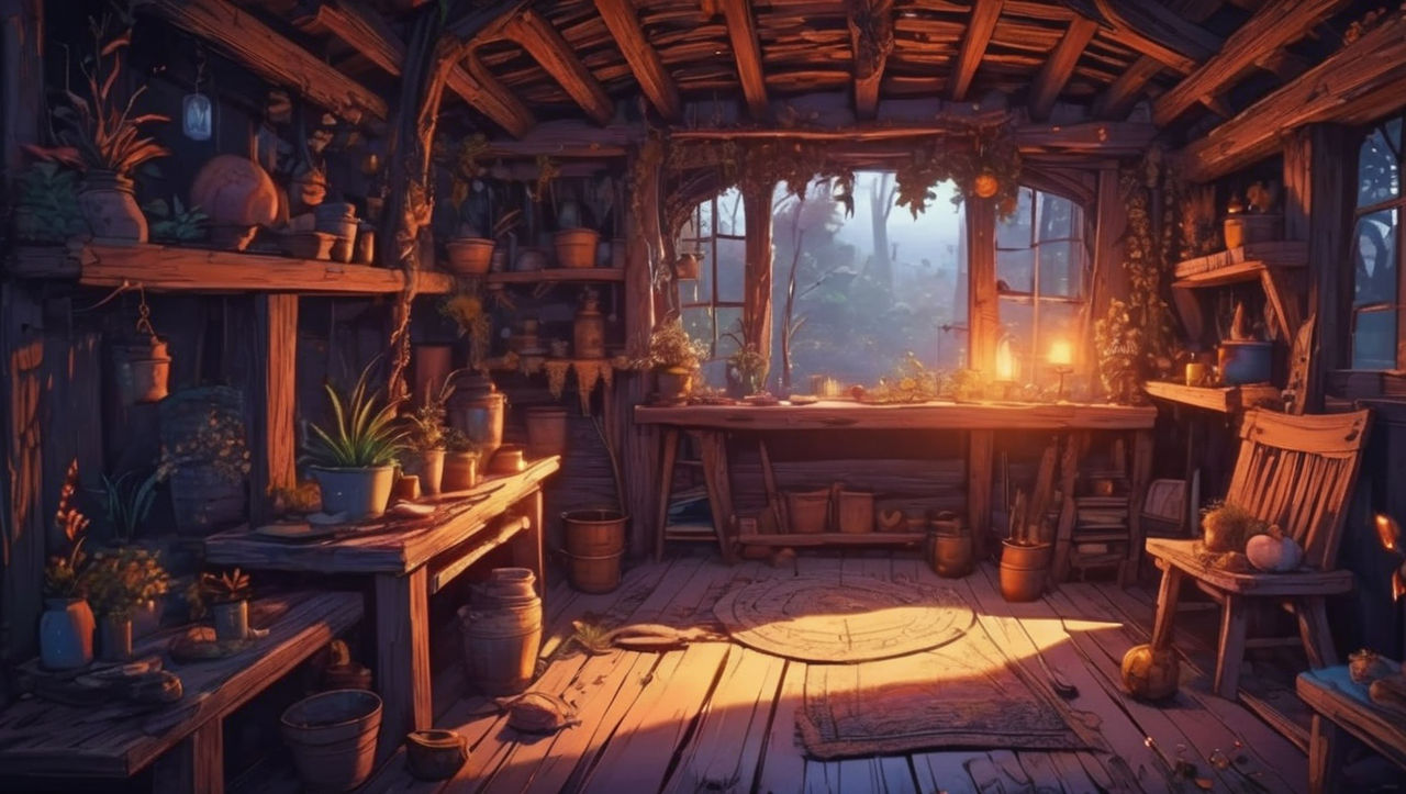 Witch hut by NemoArrigo on DeviantArt