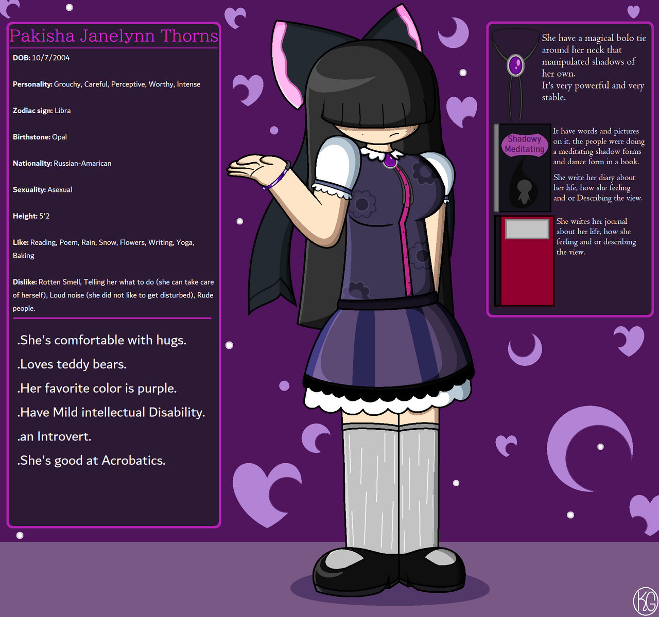 Pakisha Character Sheet by CutieGirl44 on DeviantArt