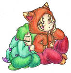 Fox Hoodies by ALH-Art