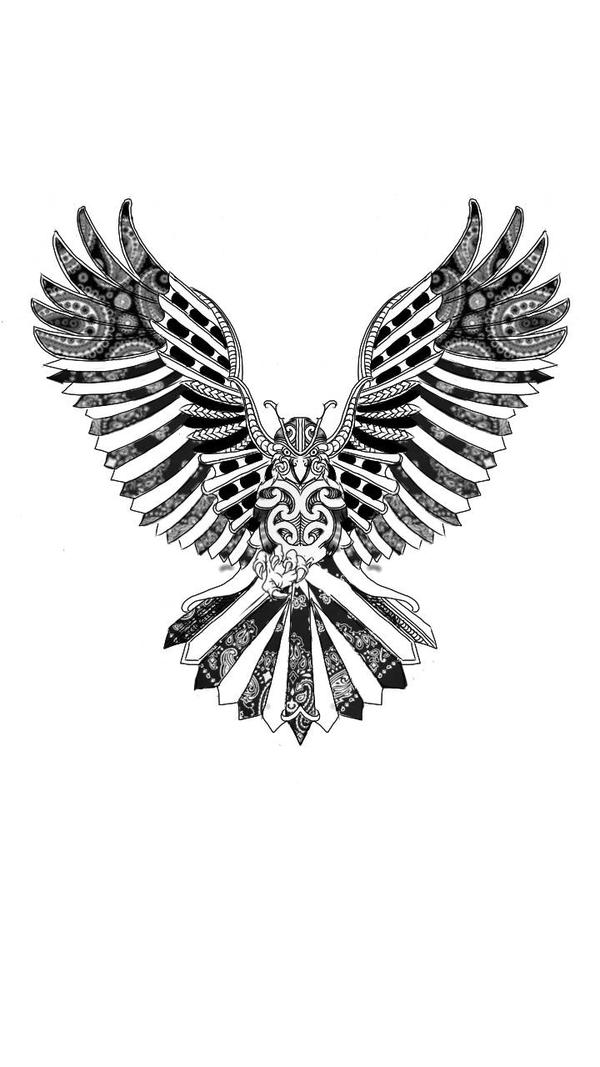 maori design inspired hawk by NZPWINCESS on DeviantArt