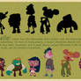 Silhouettes character design