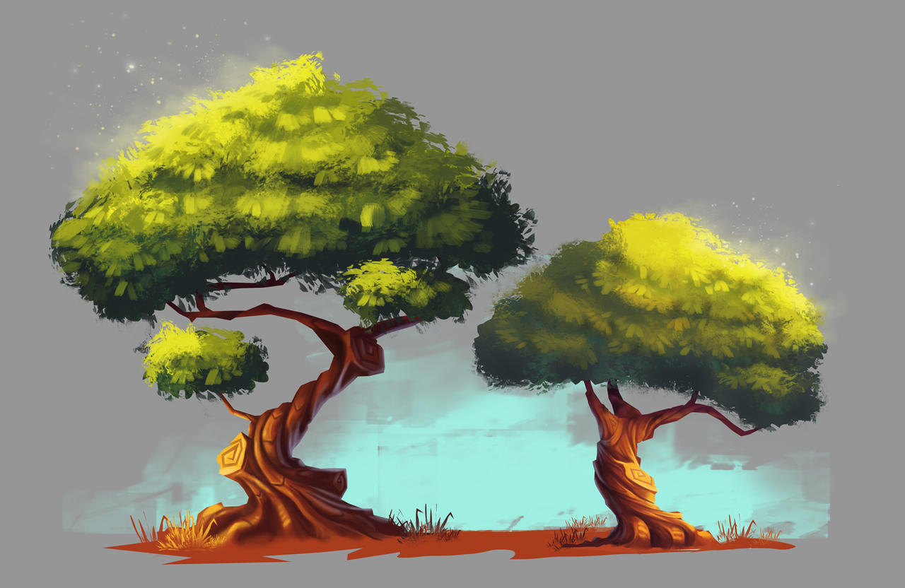 Stylized Tree Studies by LukasLiebhold on DeviantArt