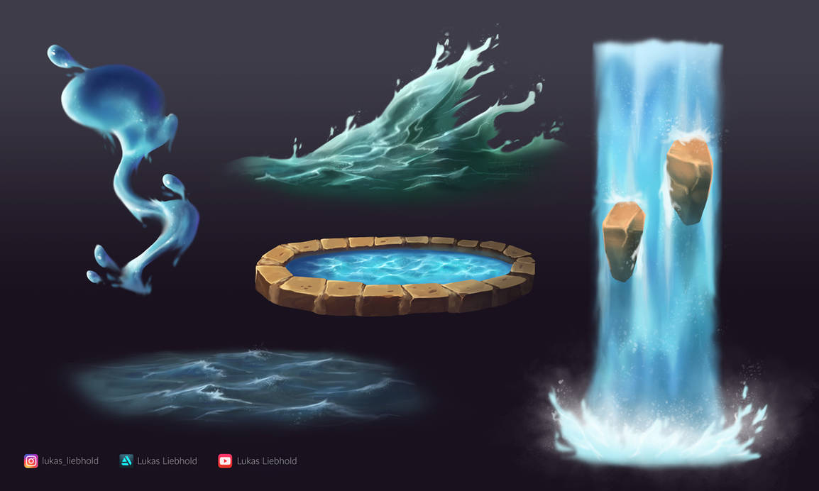 Water Studies (+ Tutorial) by LukasLiebhold on DeviantArt