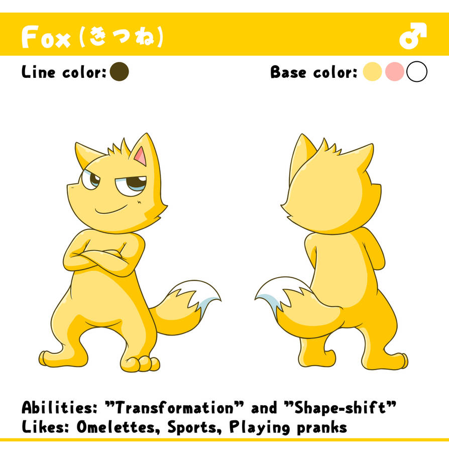 Fox Ref Sheet by peketope on DeviantArt