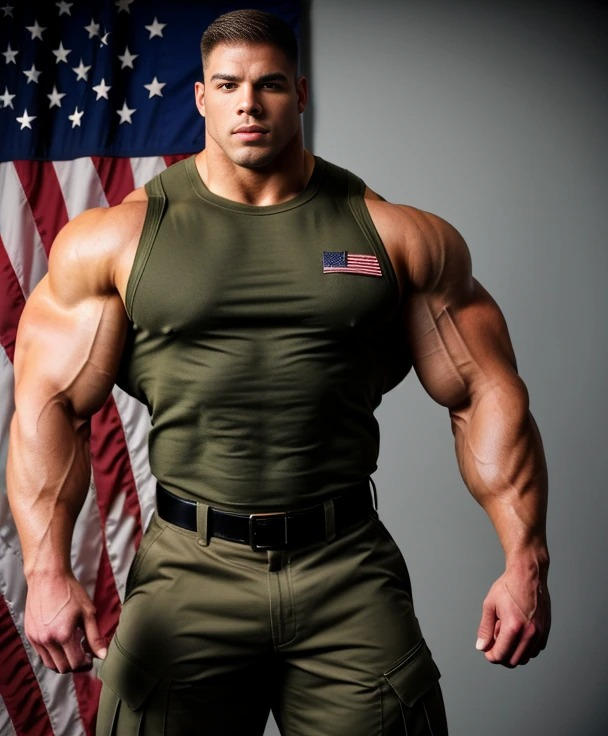 Buff Engineer Army Muscular Military Muscle Guy by Muscle-Magnificence on DeviantArt