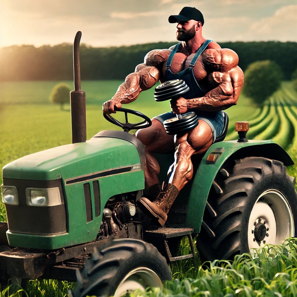 Muscular Corn Farming Bodybuilder Multi Tasking by Muscle-Magnificence on DeviantArt